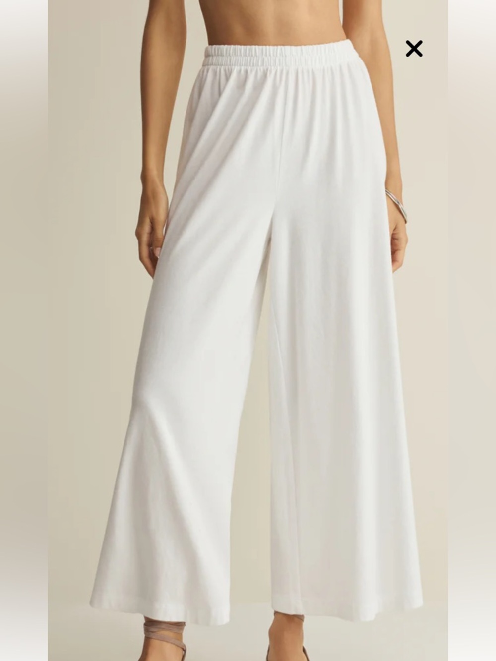 Z Supply Scout Jersey Pants in Sea Salt, Size Medium